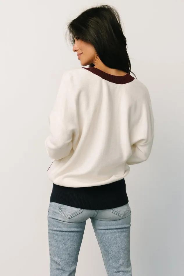 Women Sweaters Baltic Born Jax Cardigan Cream Multi Women Sweaters Baltic Born Jax Cardigan Cream Multi