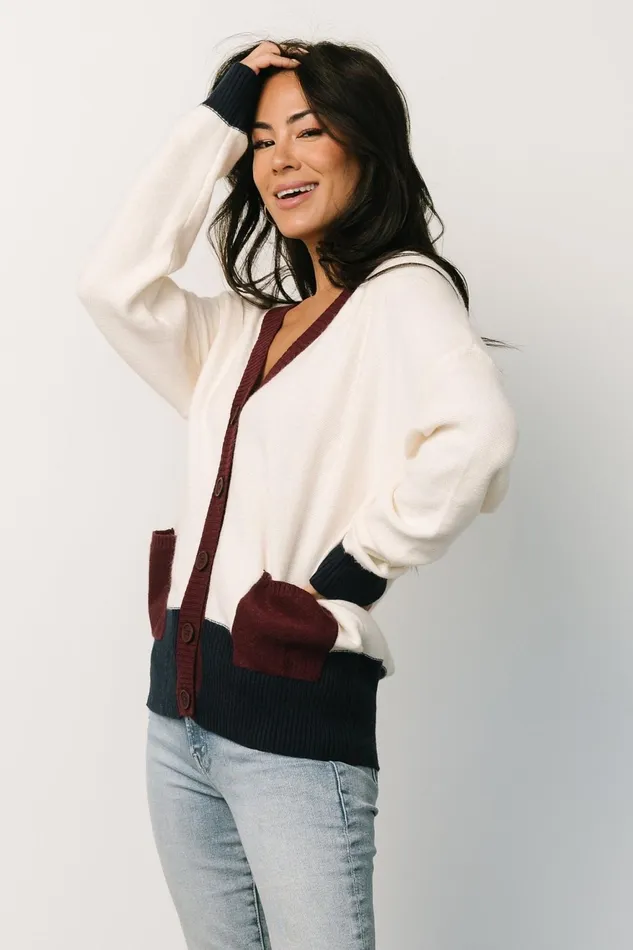 Women Sweaters Baltic Born Jax Cardigan Cream Multi Women Sweaters Baltic Born Jax Cardigan Cream Multi