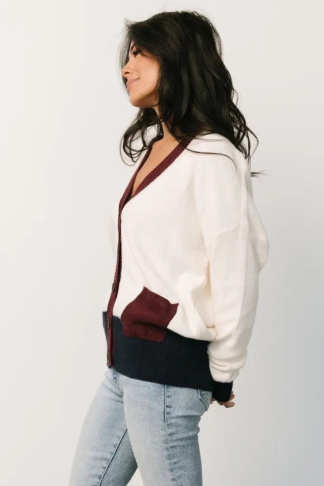 Women Sweaters Baltic Born Jax Cardigan Cream Multi Women Sweaters Baltic Born Jax Cardigan Cream Multi
