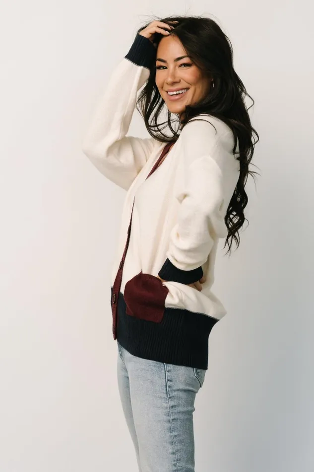Women Sweaters Baltic Born Jax Cardigan Cream Multi Women Sweaters Baltic Born Jax Cardigan Cream Multi