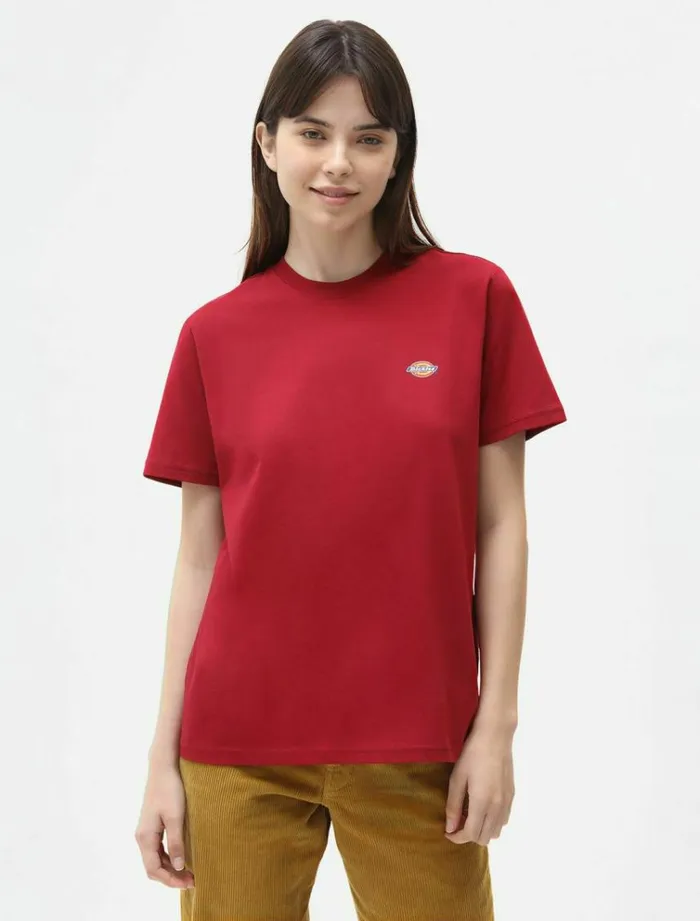Women TShirts and Tops Dickies Mapleton TShrit Bikg Red