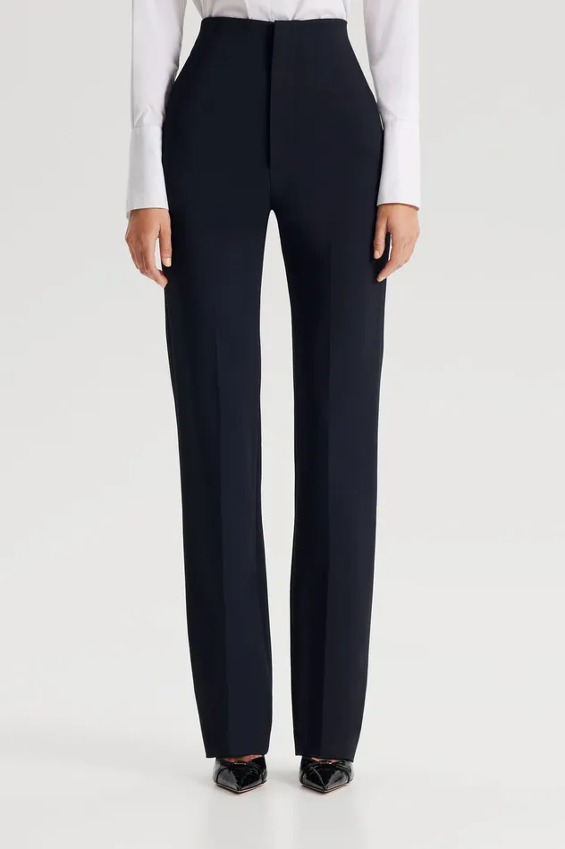 Women TAILORED SLIM TROUSER NAVY Trousers Scanlan Theodore Women TAILORED SLIM TROUSER NAVY Trousers Scanlan Theodore
