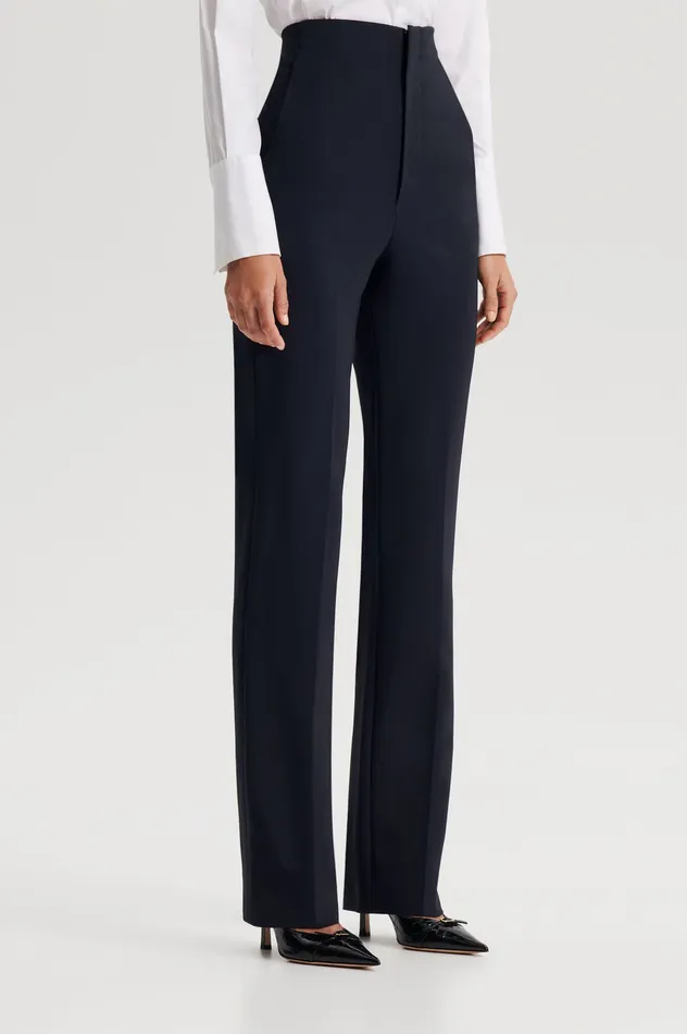Women TAILORED SLIM TROUSER NAVY Trousers Scanlan Theodore Women TAILORED SLIM TROUSER NAVY Trousers Scanlan Theodore