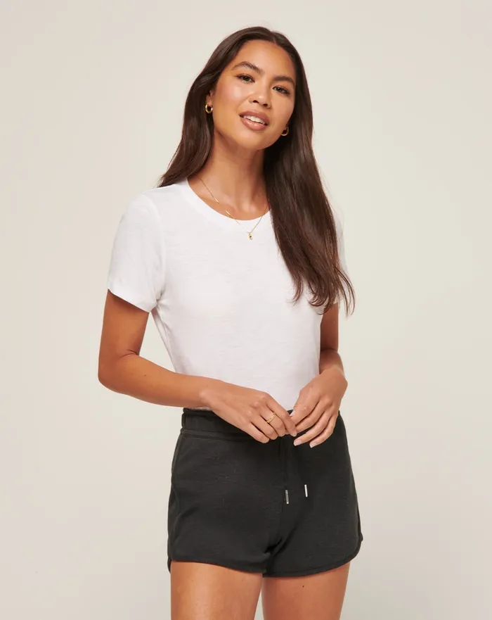 Women Tees TravisMathew CLOUD JERSEY TEE White