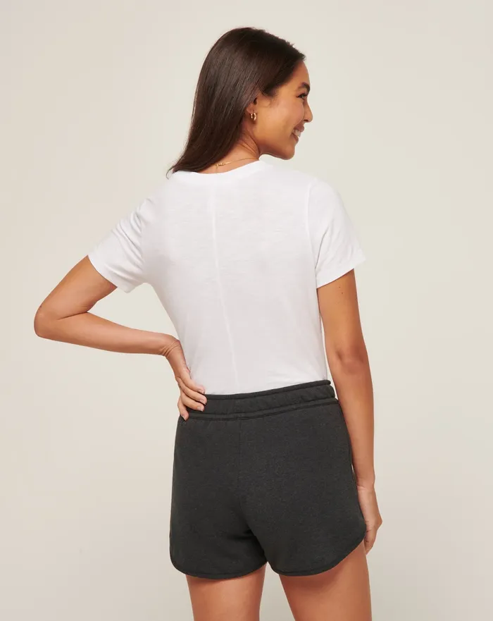 Women Tees TravisMathew CLOUD JERSEY TEE White