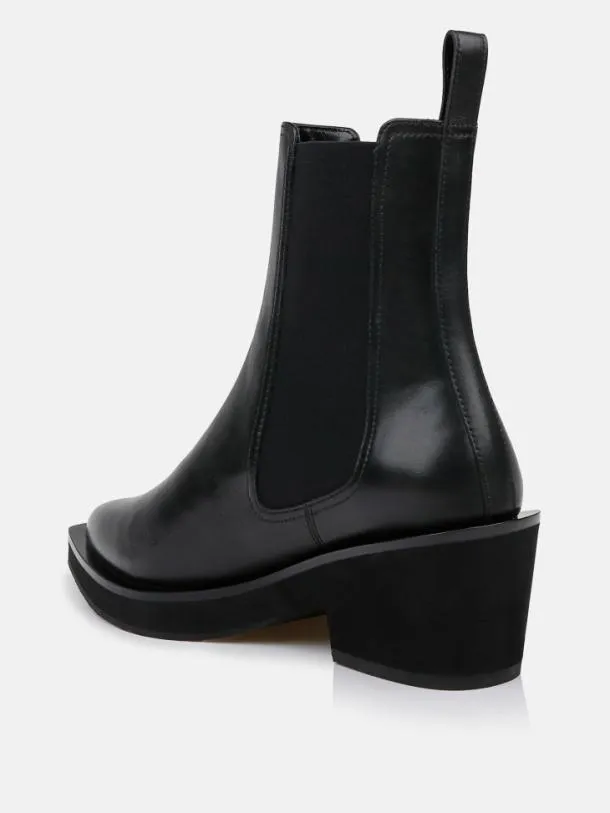 Women TEGAN Black Clergerie Ankle Boots