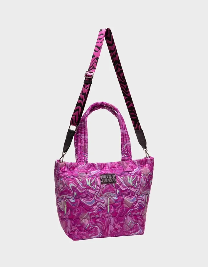 Women TEMPERATURE CHANGING TOTE PINK MULTI Betsey Johnson Women TEMPERATURE CHANGING TOTE PINK MULTI Betsey Johnson