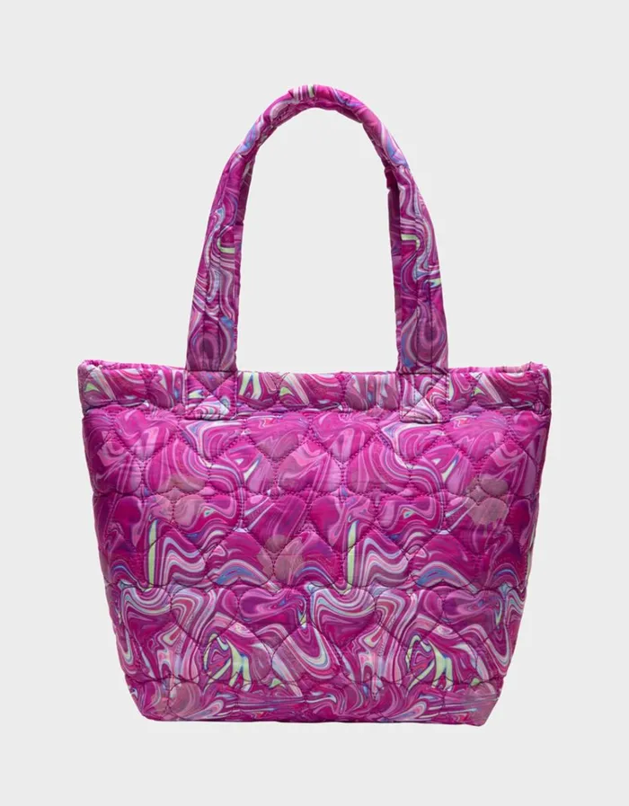 Women TEMPERATURE CHANGING TOTE PINK MULTI Betsey Johnson Women TEMPERATURE CHANGING TOTE PINK MULTI Betsey Johnson