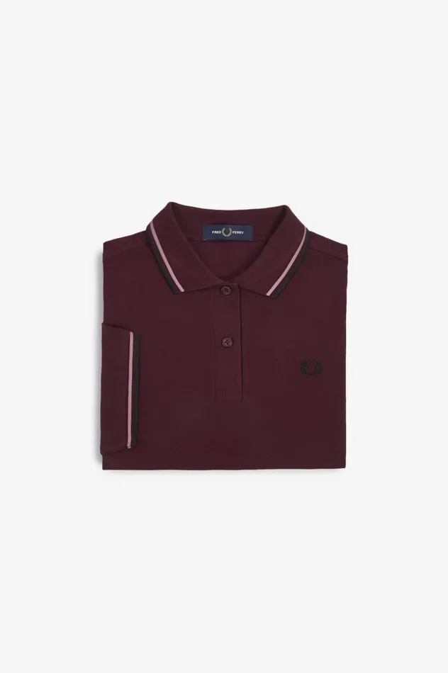 Women The ShirtG3600 Oxblooddusty Rose Pinkblack Fred Perry Polo Shirts