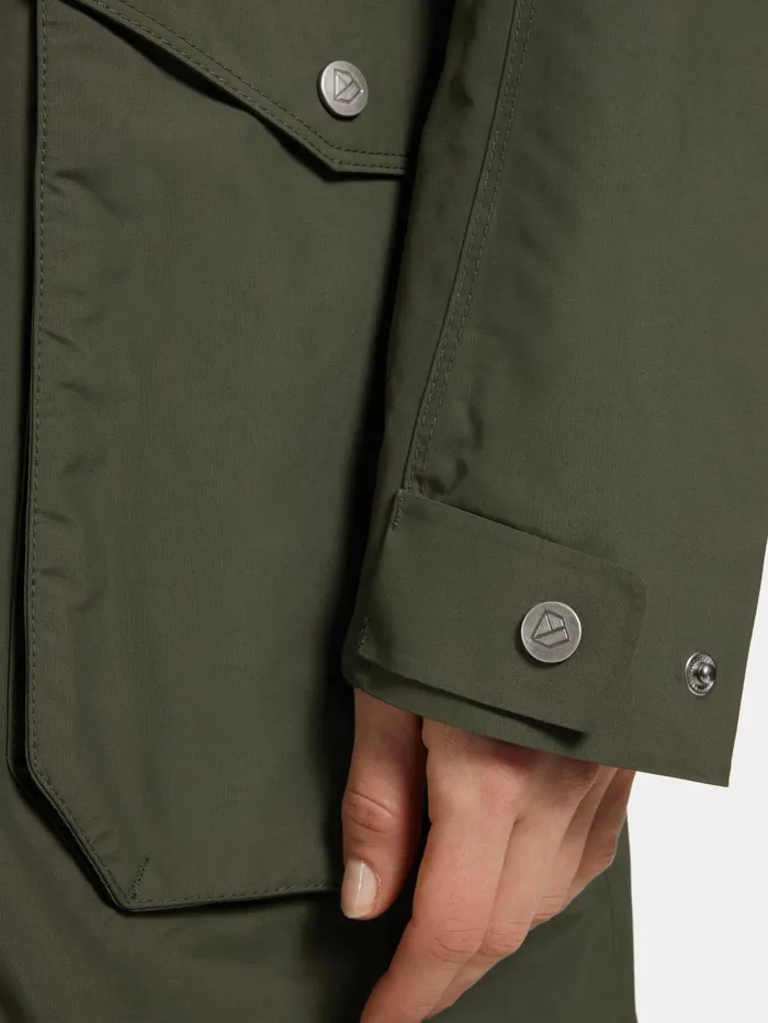 Women Thelma Parka Deep Green Didriksons Spring Jackets
