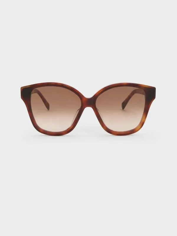 Women Tortoiseshell Recycled Acetate Classic Butterfly Sunglasses 8211 T Shell CHARLES and KEITH Butterfly Women Tortoiseshell Recycled Acetate Classic Butterfly Sunglasses 8211 T Shell CHARLES and KEITH Butterfly