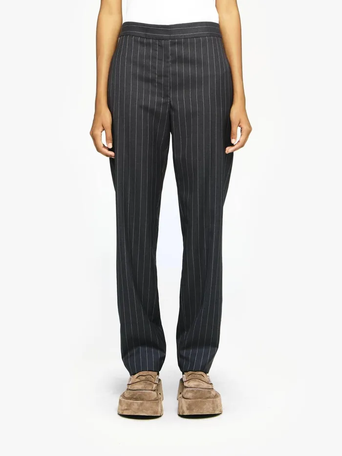Women Trousers and Shorts JW Anderson STRAIGHT LEG TAILORED TROUSERS Mid Grey Melange Women Trousers and Shorts JW Anderson STRAIGHT LEG TAILORED TROUSERS Mid Grey Melange