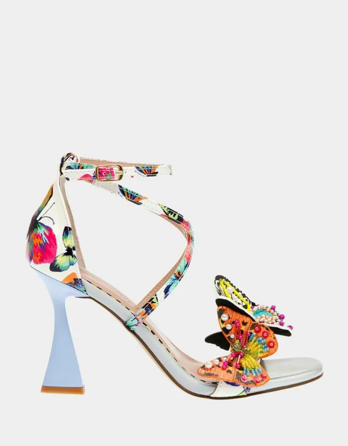 Women TRUDIE WHITE BUTTERFLY White Butterfly Betsey Johnson