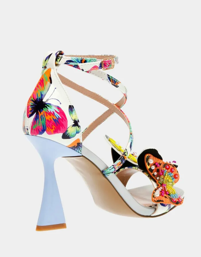 Women TRUDIE WHITE BUTTERFLY White Butterfly Betsey Johnson