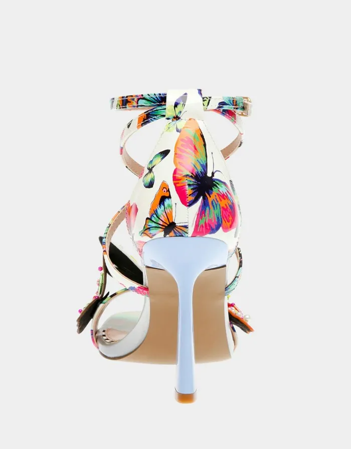 Women TRUDIE WHITE BUTTERFLY White Butterfly Betsey Johnson