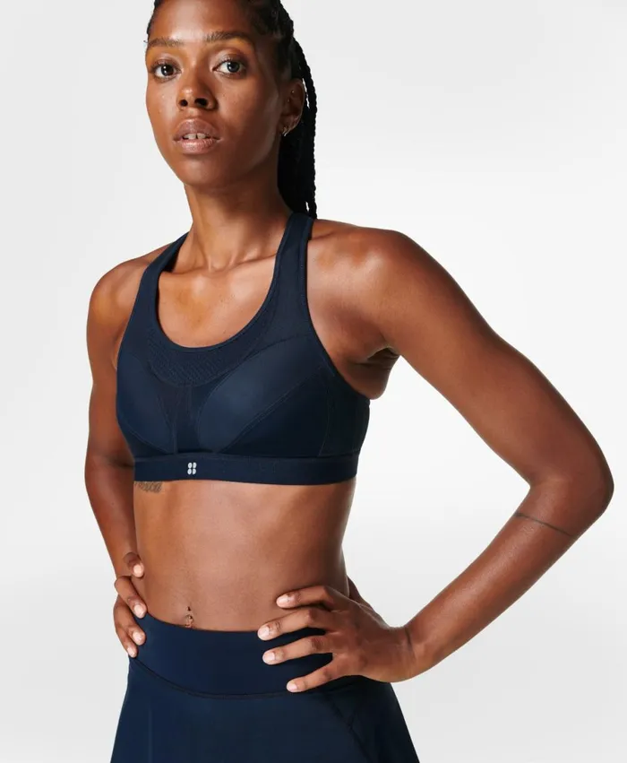 Women Ultra Running Bra Navy Blue Sweaty Betty Underwear
