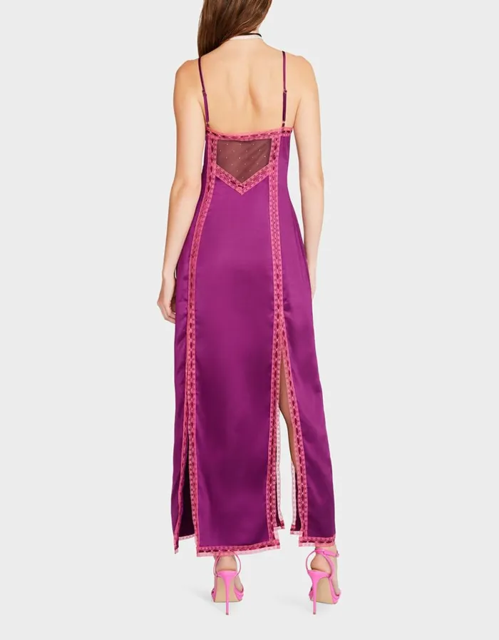 Women VIOLA SLIP DRESS PURPLE Purple Betsey Johnson