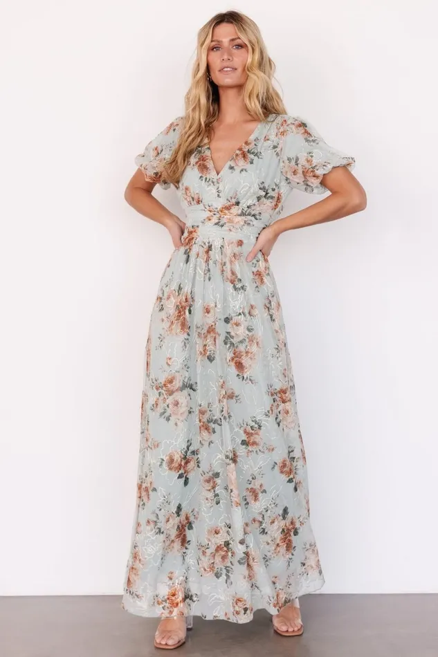 Women Wedding Guest Baltic Born Ardley Maxi Dress Sage Floral Women Wedding Guest Baltic Born Ardley Maxi Dress Sage Floral