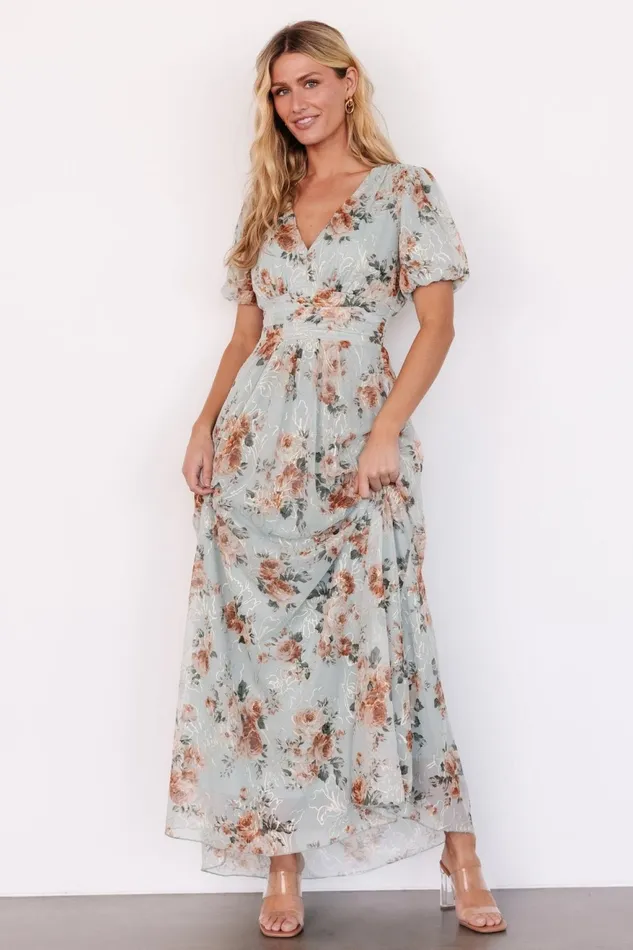 Women Wedding Guest Baltic Born Ardley Maxi Dress Sage Floral Women Wedding Guest Baltic Born Ardley Maxi Dress Sage Floral