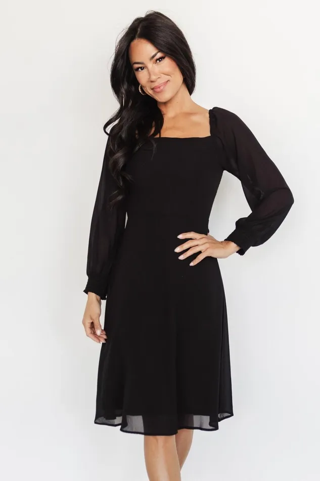Women Wedding Guest Baltic Born Elise Short Dress Black Women Wedding Guest Baltic Born Elise Short Dress Black