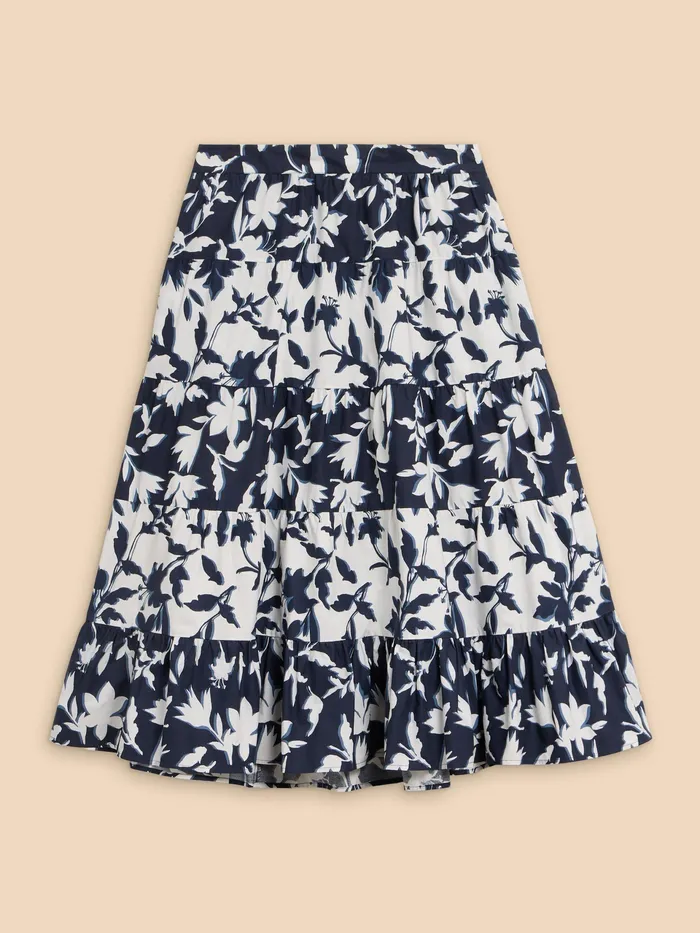 Women White Stuff Clothing Mayra Mixed Print Midi Skirt