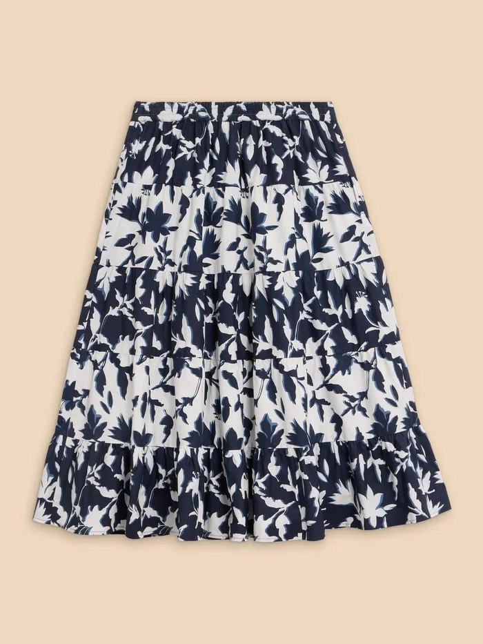 Women White Stuff Clothing Mayra Mixed Print Midi Skirt