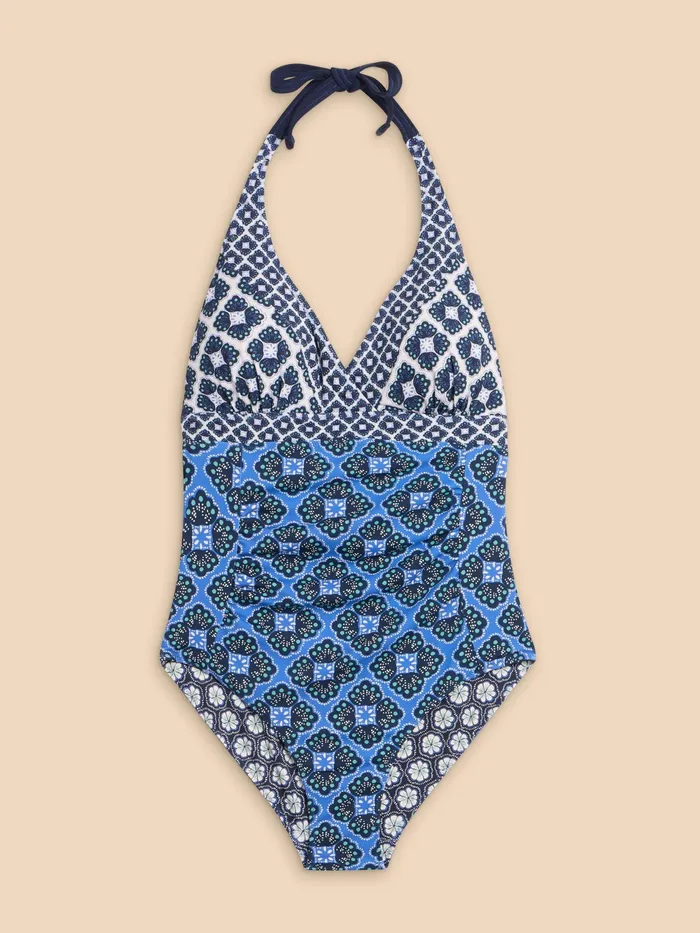 Women White Stuff Clothing Sunshine Reversible Halter Neck Swimsuit Women White Stuff Clothing Sunshine Reversible Halter Neck Swimsuit