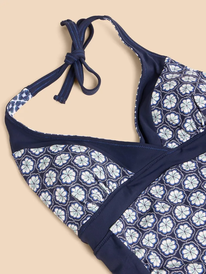 Women White Stuff Clothing Sunshine Reversible Halter Neck Swimsuit Women White Stuff Clothing Sunshine Reversible Halter Neck Swimsuit