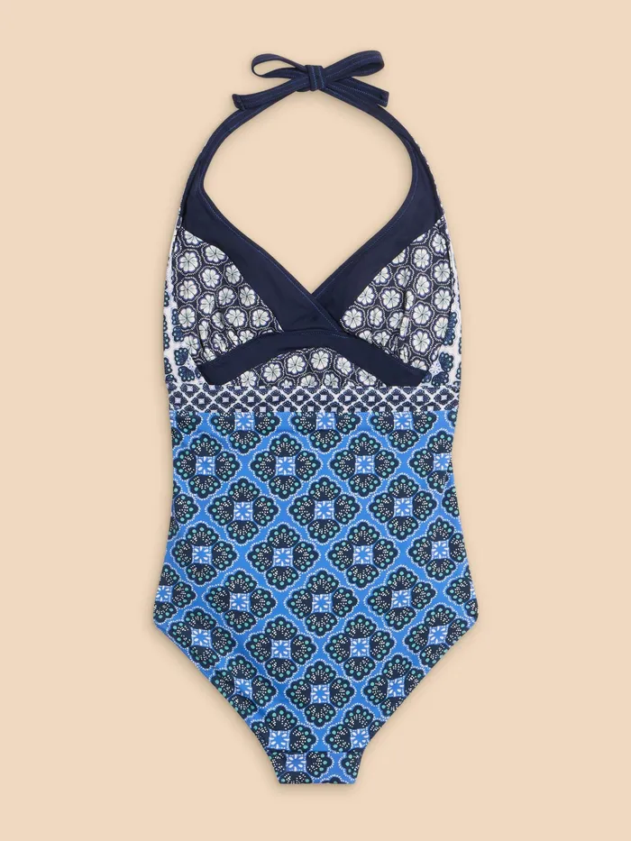 Women White Stuff Clothing Sunshine Reversible Halter Neck Swimsuit Women White Stuff Clothing Sunshine Reversible Halter Neck Swimsuit