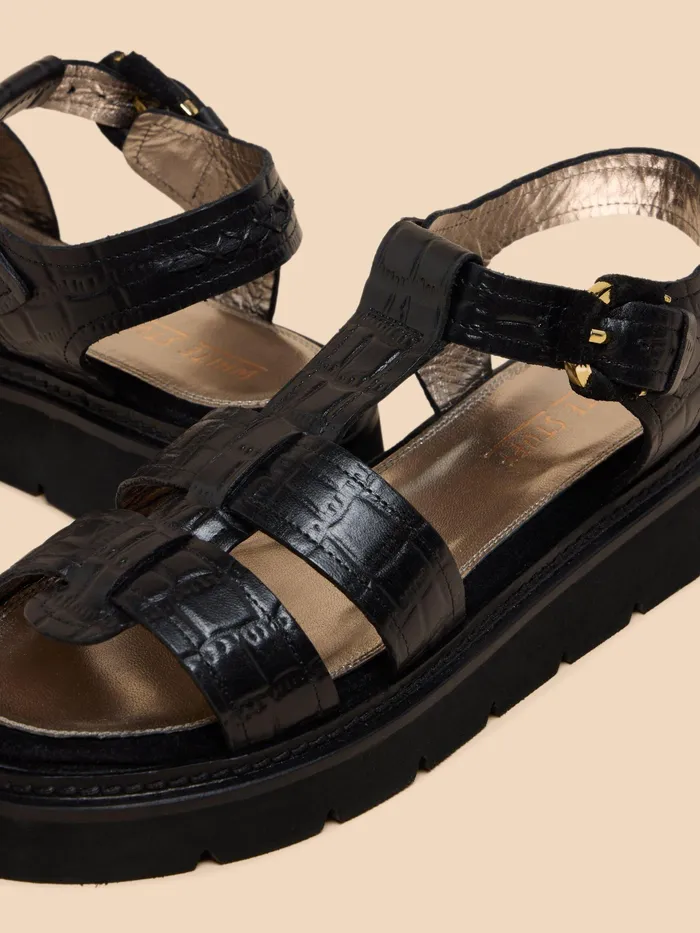 Women White Stuff Footwear Rose Leather Sandal Women White Stuff Footwear Rose Leather Sandal
