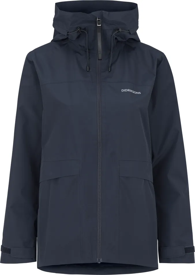 Women Wide Jacket Dark Night Blue Didriksons Spring Jackets