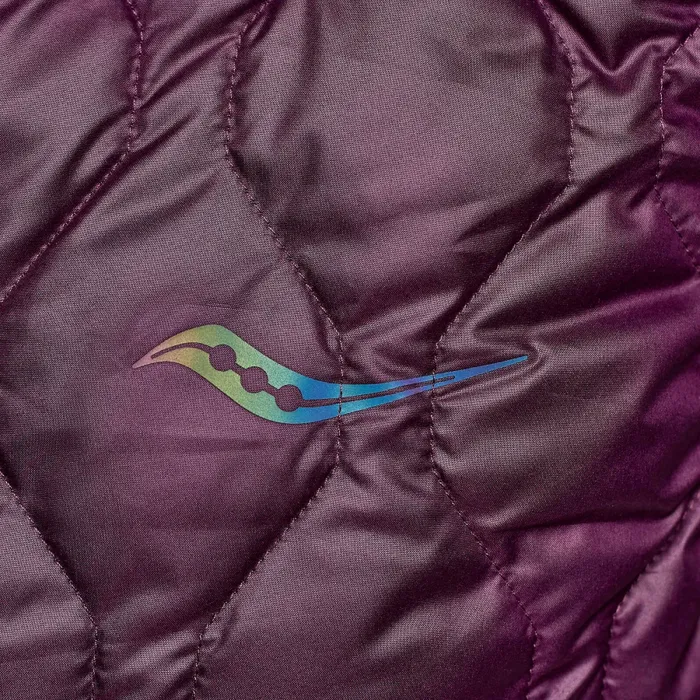 Women Women8217s Hurricane Insulated Vest Eggplant Tops Saucony Women Women8217s Hurricane Insulated Vest Eggplant Tops Saucony