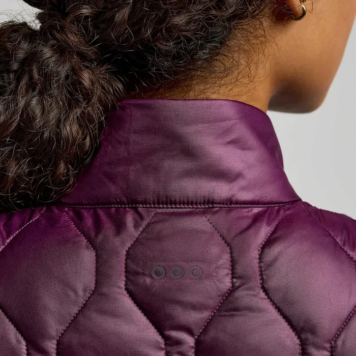 Women Women8217s Hurricane Insulated Vest Eggplant Tops Saucony Women Women8217s Hurricane Insulated Vest Eggplant Tops Saucony