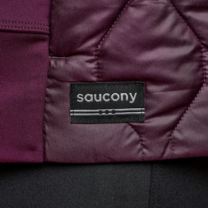 Women Women8217s Hurricane Insulated Vest Eggplant Tops Saucony Women Women8217s Hurricane Insulated Vest Eggplant Tops Saucony