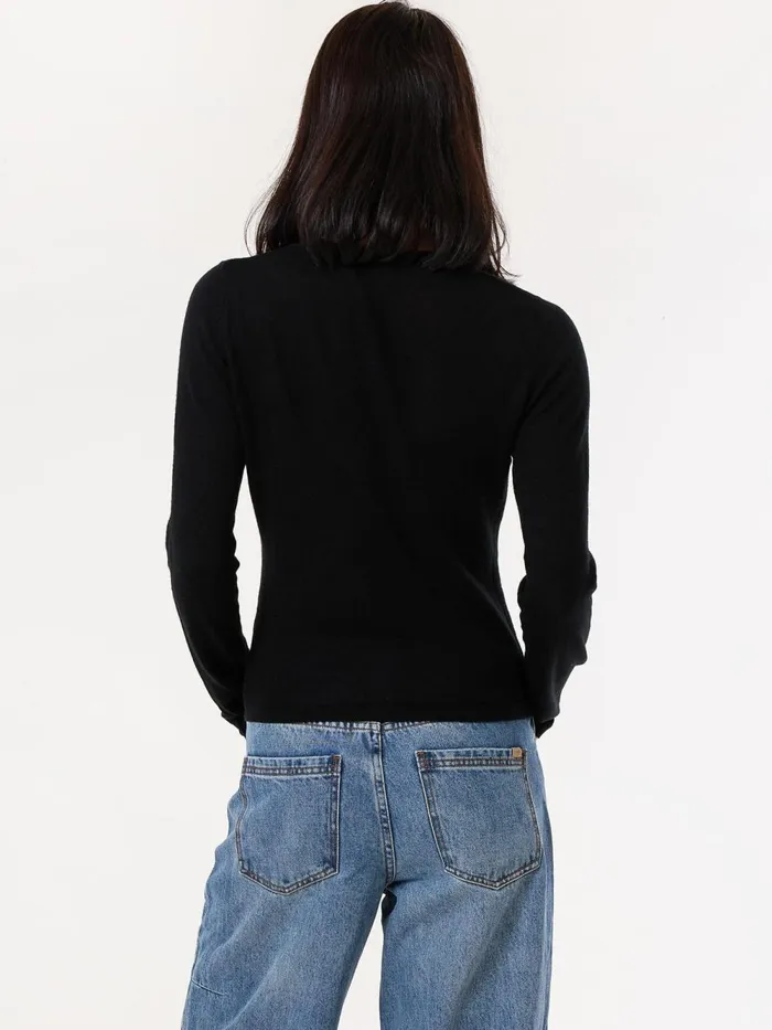 Womens Alaia Knit Cardigan Black Thrills Sweaters and Fleece