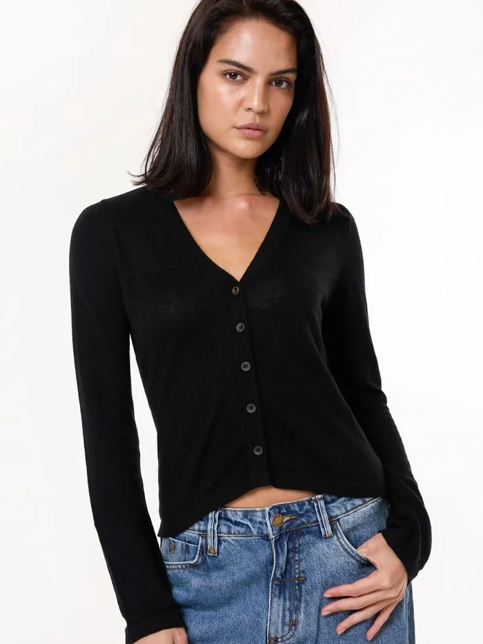 Womens Alaia Knit Cardigan Black Thrills Sweaters and Fleece