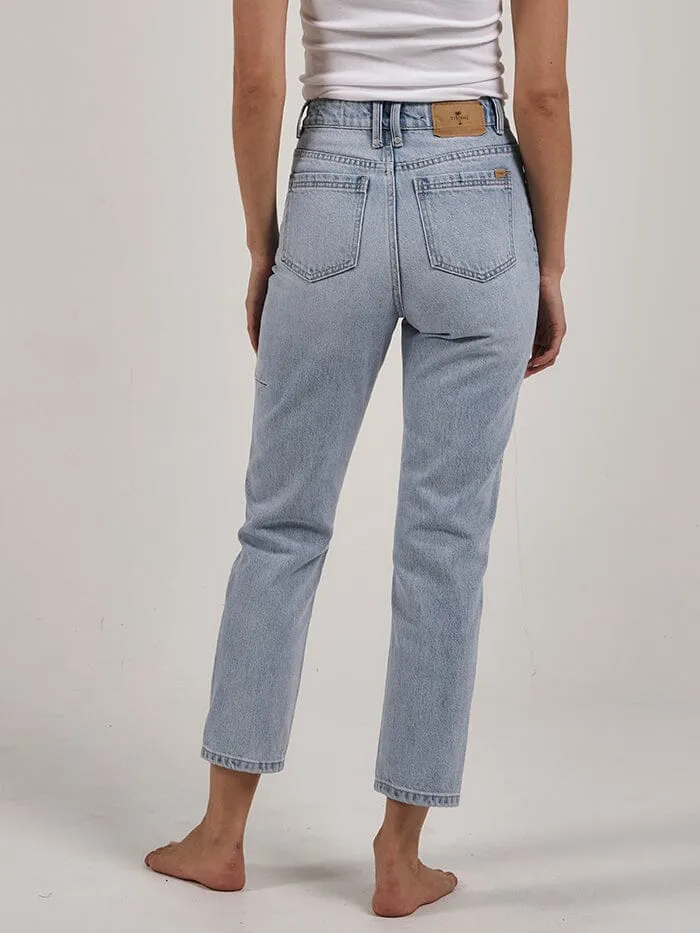 Womens Casey Slim Jean Ash Blue Thrills High Waisted Jeans