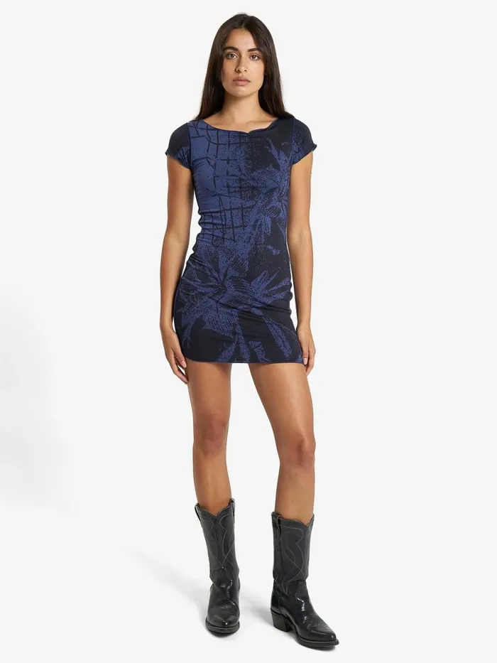 Womens Damage Control Mini Dress Black Thrills Dresses