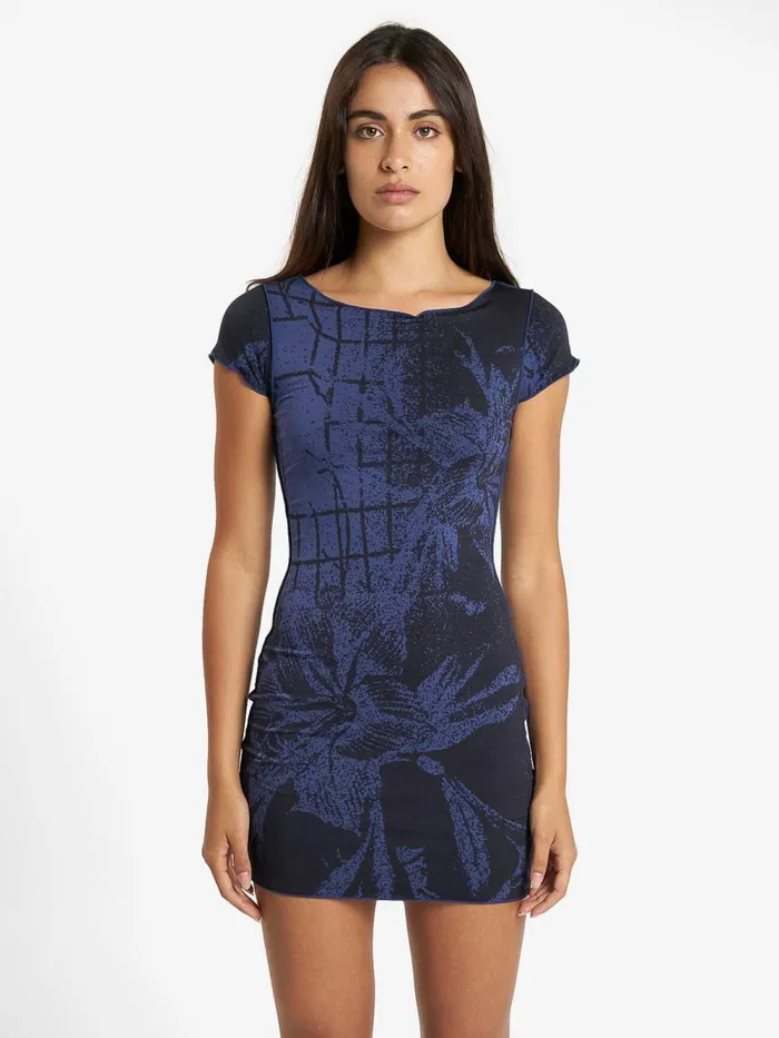 Womens Damage Control Mini Dress Black Thrills Dresses
