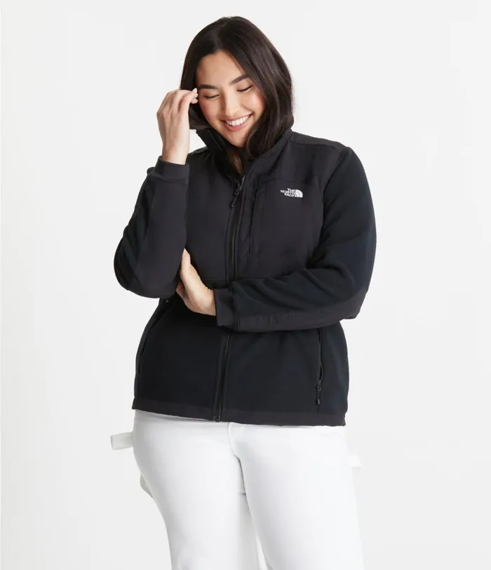 Womens Denali 2 Jacket Tnf Blacktnf White Logo The North Face Fleece