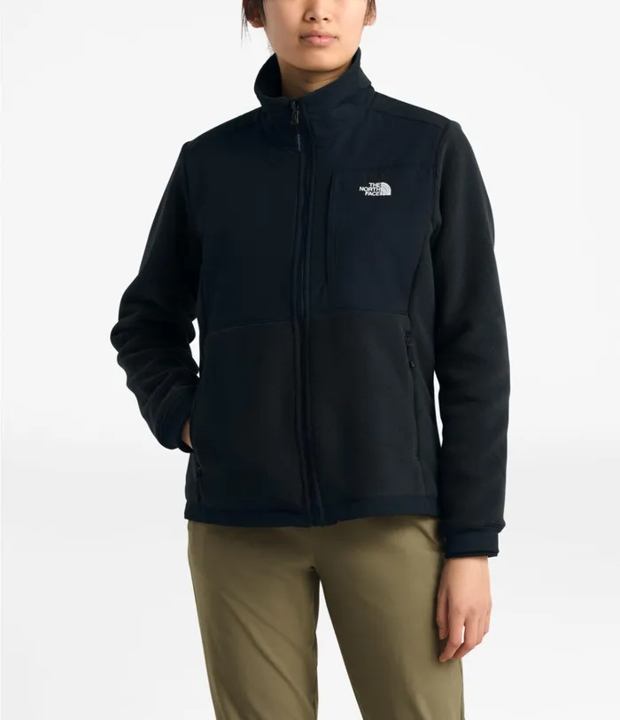 Womens Denali 2 Jacket Tnf Blacktnf White Logo The North Face Fleece