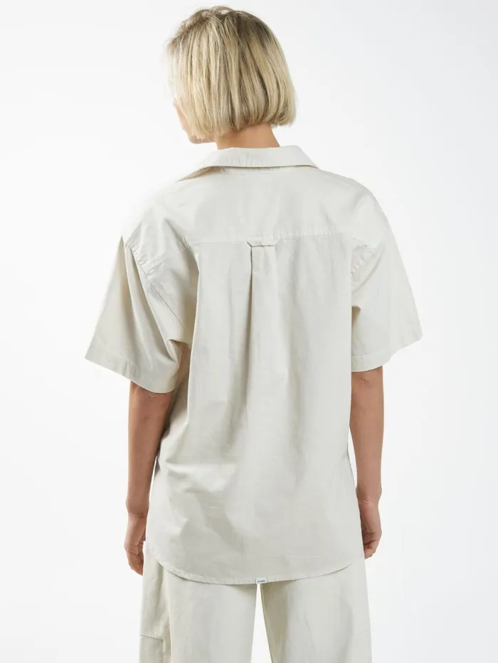 Womens Eliza Denim Shirt Bone Thrills Tops and Tees