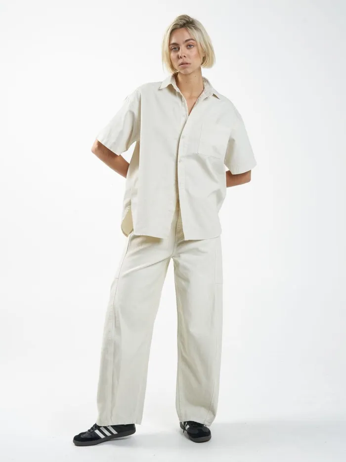 Womens Eliza Denim Shirt Bone Thrills Tops and Tees