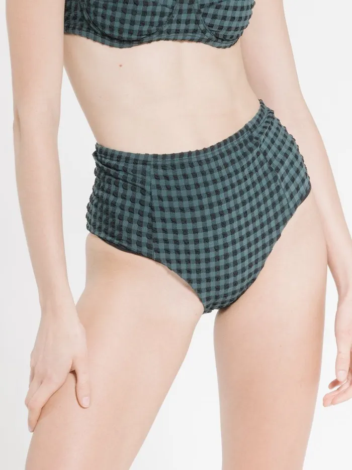 Womens Georgie High Waist Bottom Pine Thrills Swim