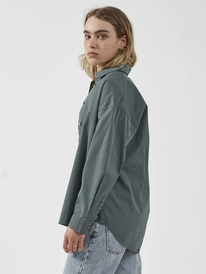 Womens Jordan Shirt Scrubs Green Thrills Tops and Tees