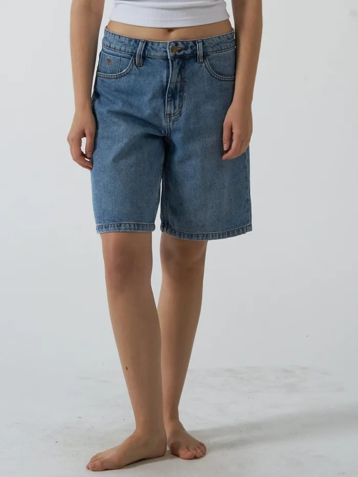 Womens Jordan Short Weathered Blue Thrills Denim Shorts
