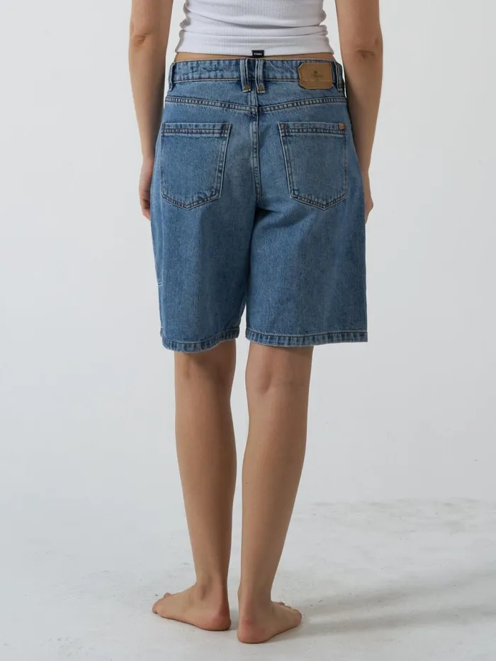 Womens Jordan Short Weathered Blue Thrills Denim Shorts