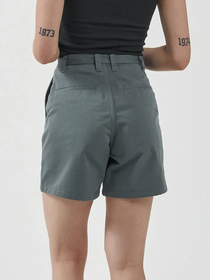 Womens Koko Chino Short Scrubs Green Thrills Shorts