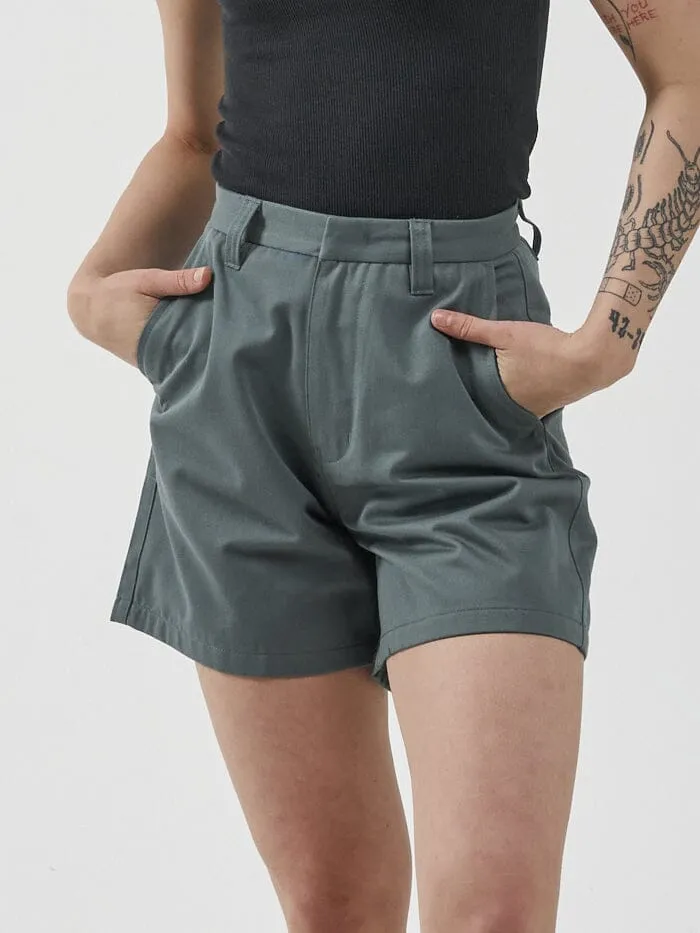 Womens Koko Chino Short Scrubs Green Thrills Shorts