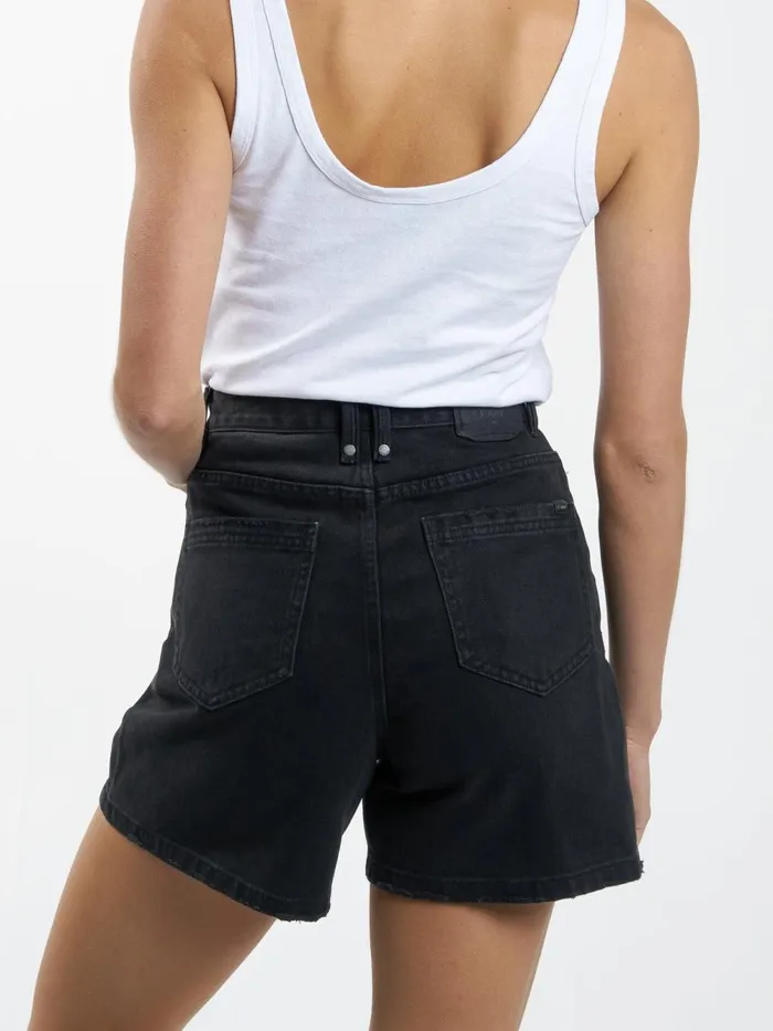 Womens Koko Short Dusk Black Thrills Denim Shorts